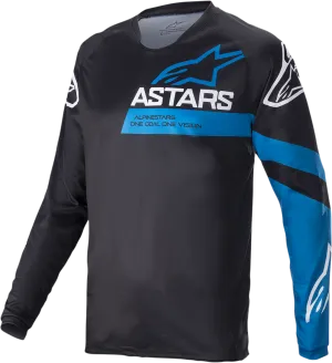 ALPINESTARS Racer V3 Long-Sleeve Jersey - Black/Bright Blue - Large 1762822-1078-LG