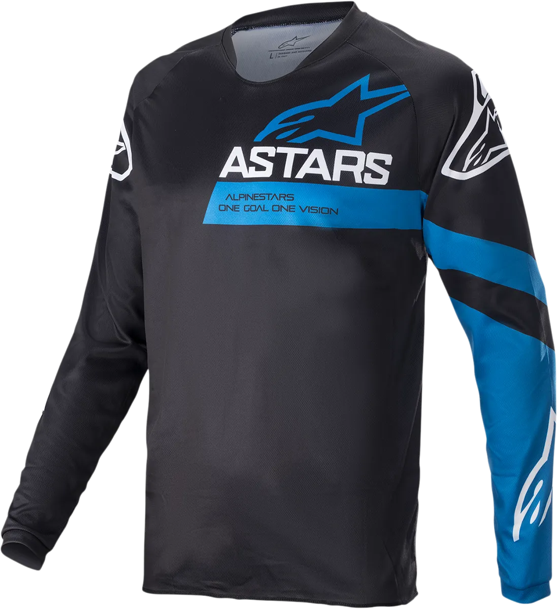 ALPINESTARS Racer V3 Long-Sleeve Jersey - Black/Bright Blue - Large 1762822-1078-LG