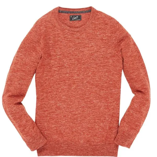 Andover Classic Wool Linen Crew Neck