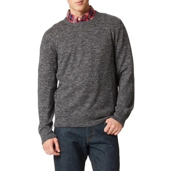 Andover Classic Wool Linen Crew Neck