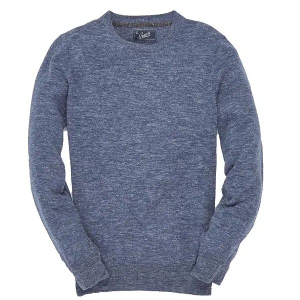 Andover Classic Wool Linen Crew Neck