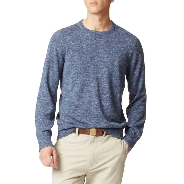 Andover Classic Wool Linen Crew Neck