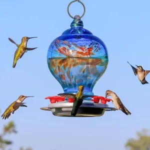 Artisan Gravity Hummingbird Feeder, Sunny Day