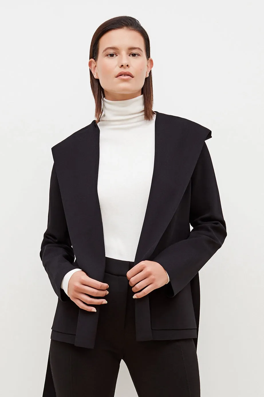 Axam Layering Turtleneck - Organic Ribbed Pima Cotton :: Ivory