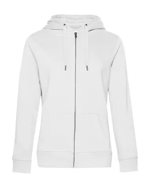 BC Queen zipped hooded | White