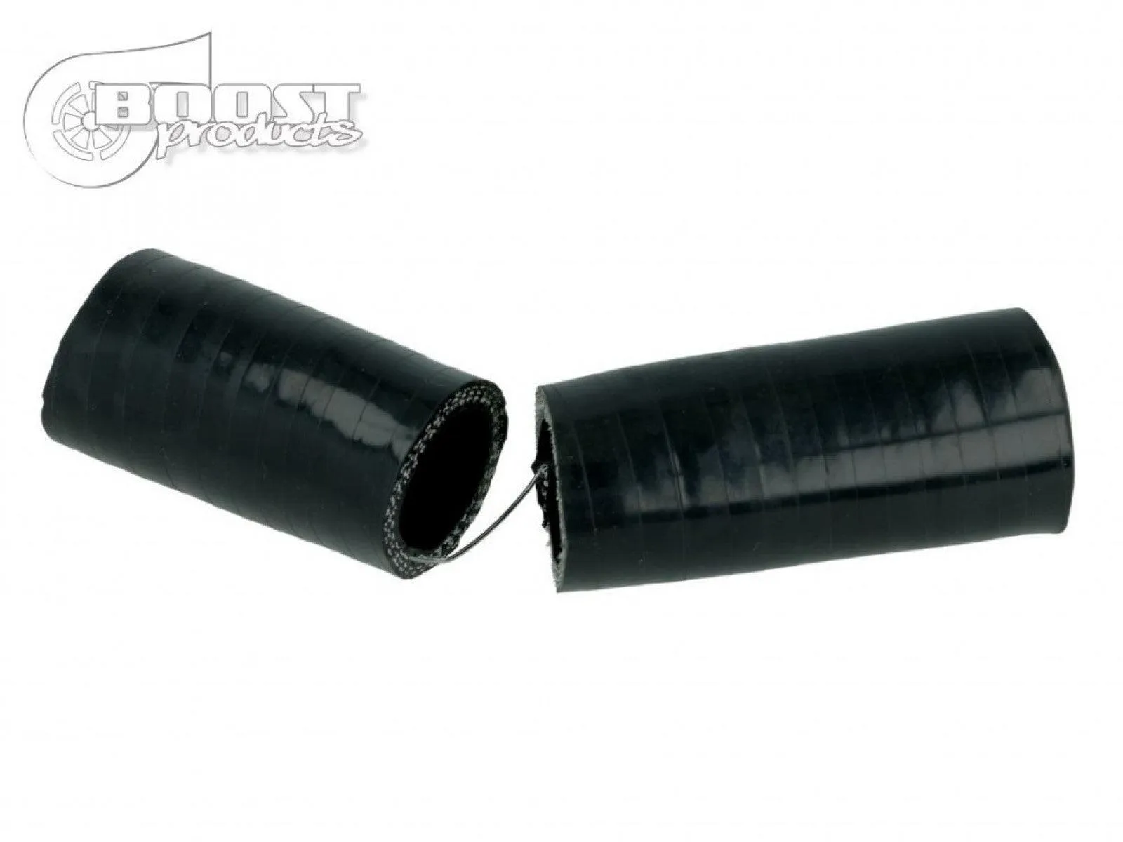 BOOST Products Flex Silicone Hose 28mm (1-1/8") ID, 1m (3') Length, Black