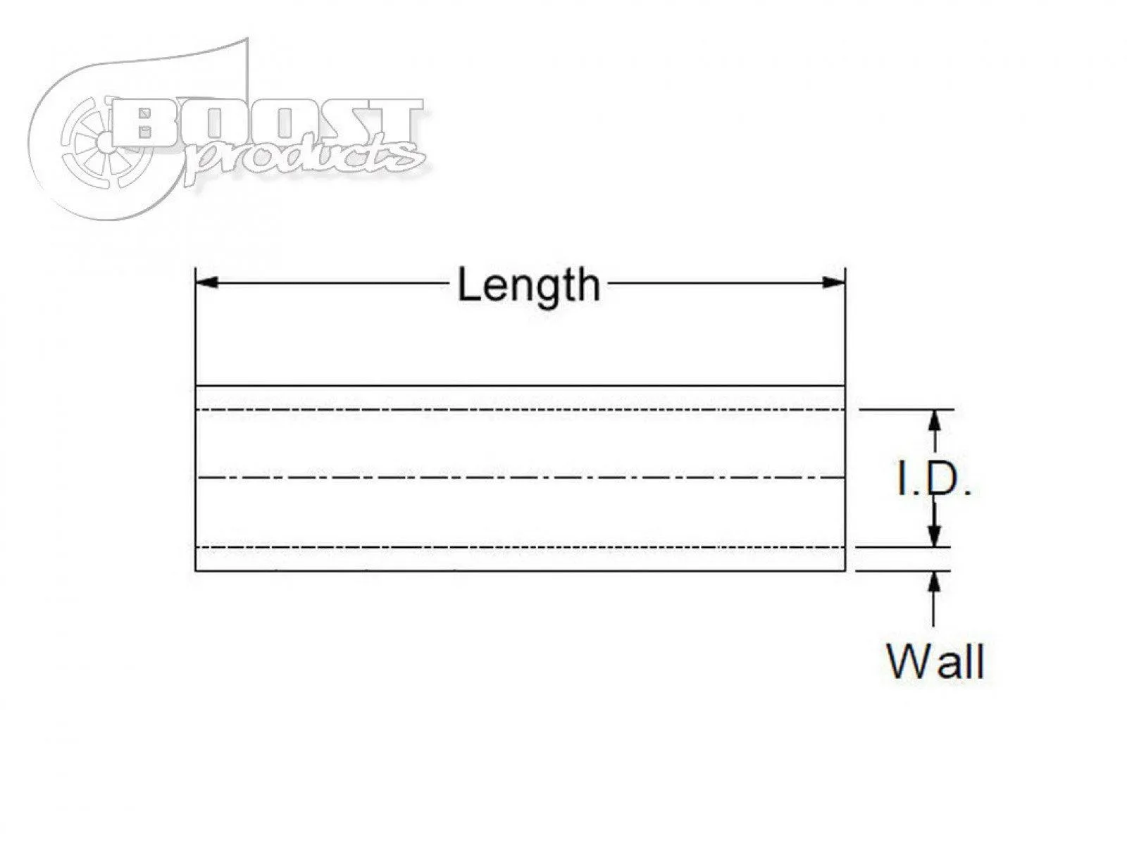 BOOST Products Silicone Coupler 16mm (5/8") ID, 75mm (3") Length, Black