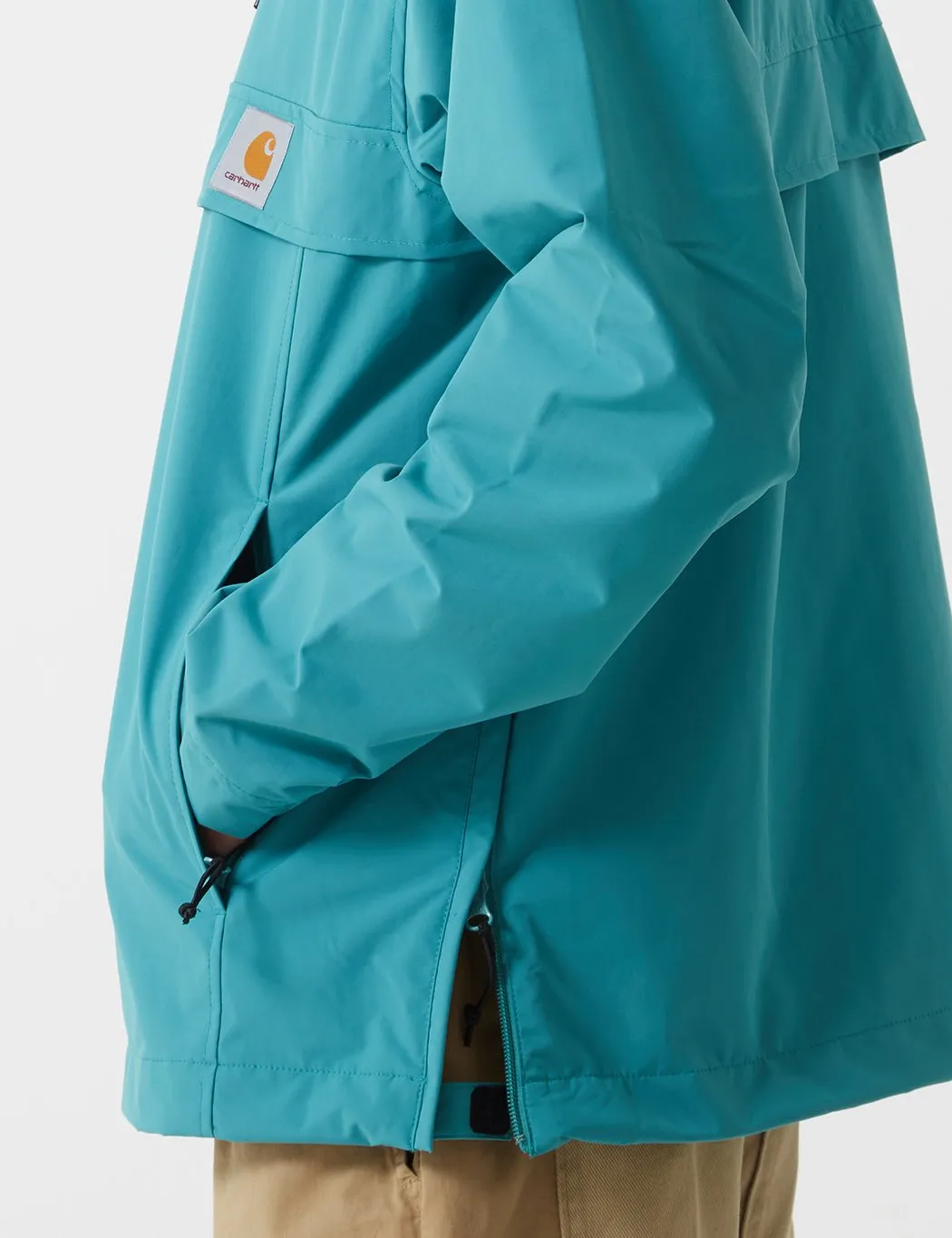 Carhartt-WIP Nimbus Half-Zip Jacket (Un-Lined) - Soft Teal