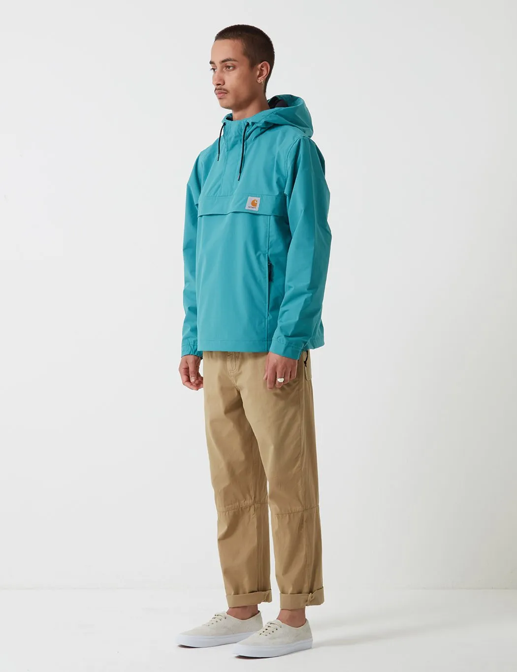 Carhartt-WIP Nimbus Half-Zip Jacket (Un-Lined) - Soft Teal