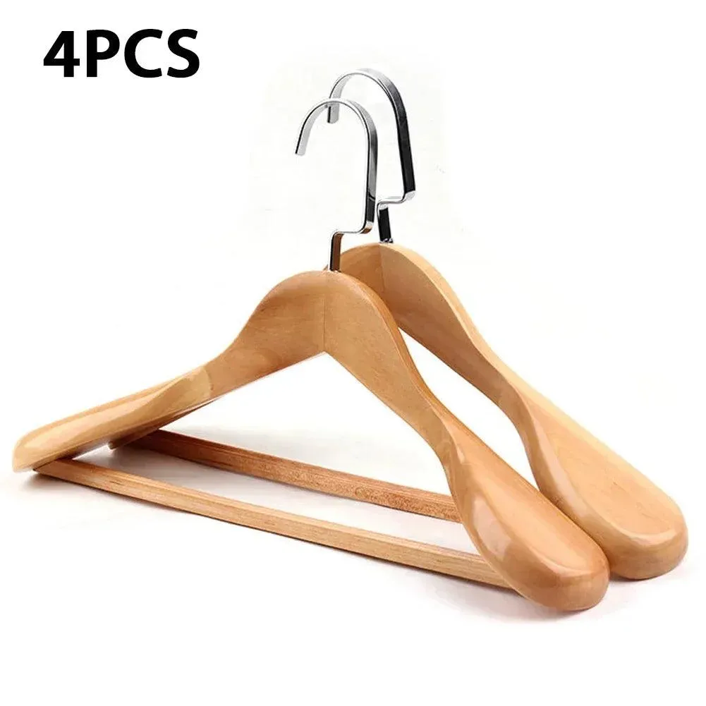 Chic Wooden Hanger Collection for Stylish Closet Arrangement