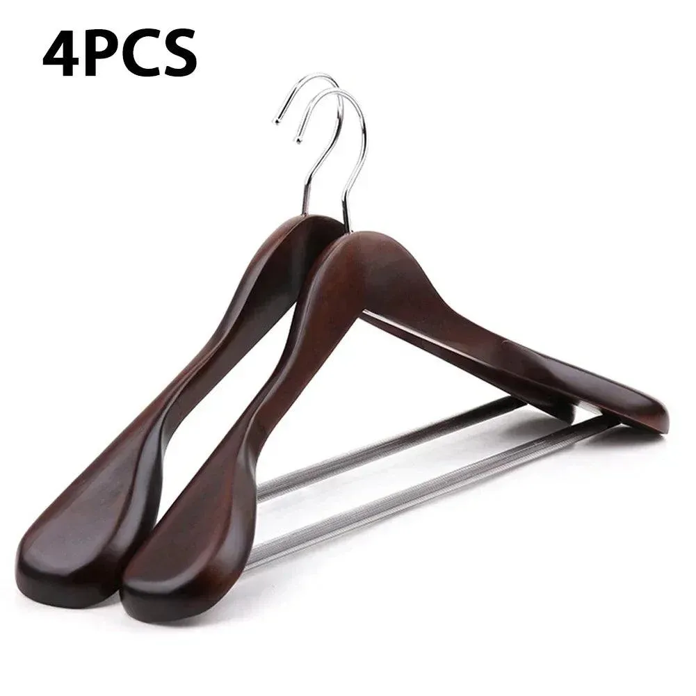 Chic Wooden Hanger Collection for Stylish Closet Arrangement