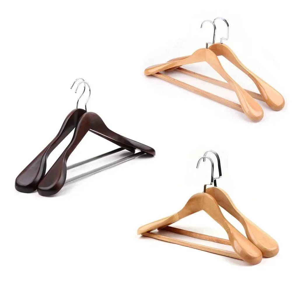 Chic Wooden Hanger Collection for Stylish Closet Arrangement