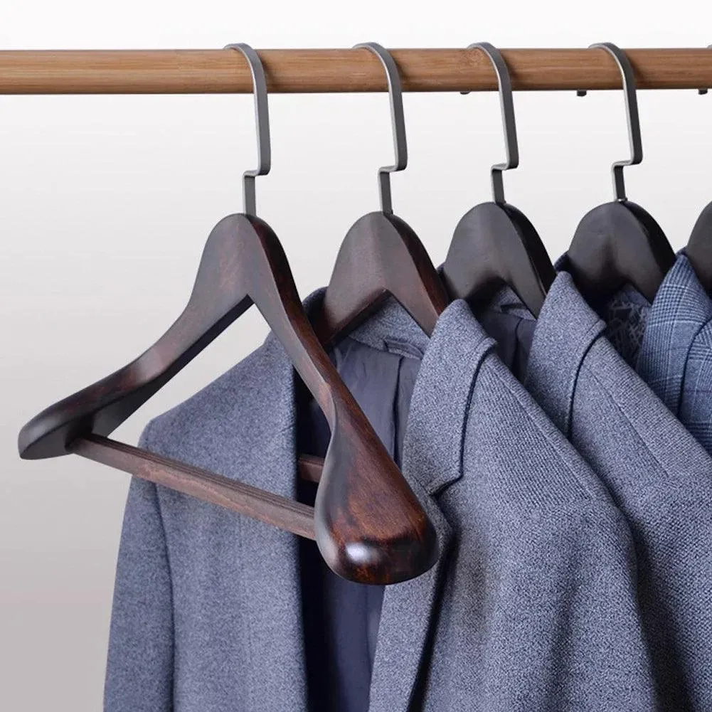 Chic Wooden Hanger Collection for Stylish Closet Arrangement