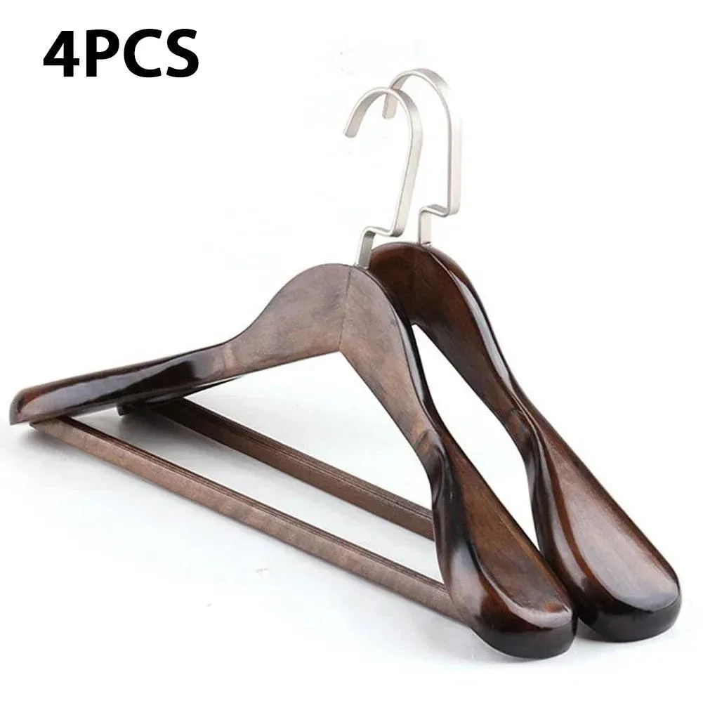 Chic Wooden Hanger Collection for Stylish Closet Arrangement