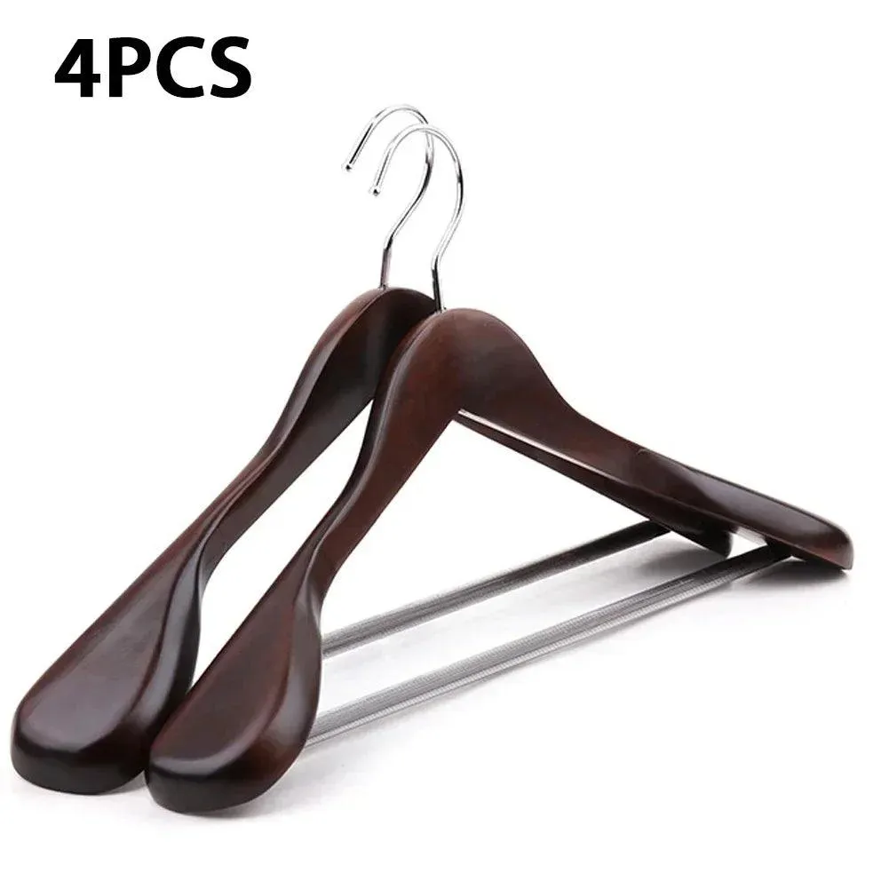 Chic Wooden Hanger Collection for Stylish Closet Arrangement