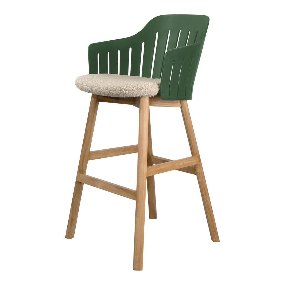 Choice Bar Chair - Wood Base - w/ Seat Cushion