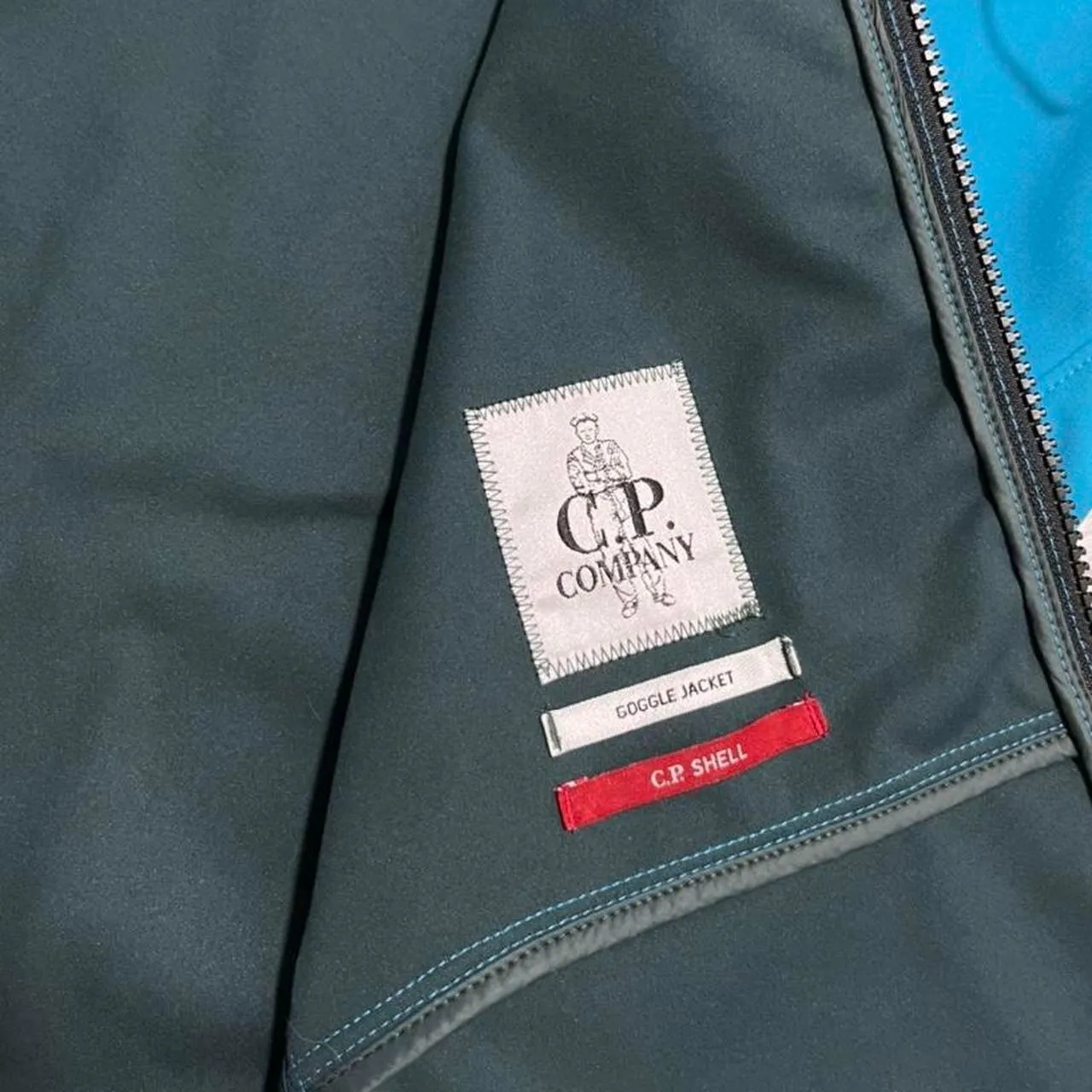 CP Company Electric Blue Soft Shell Jacket