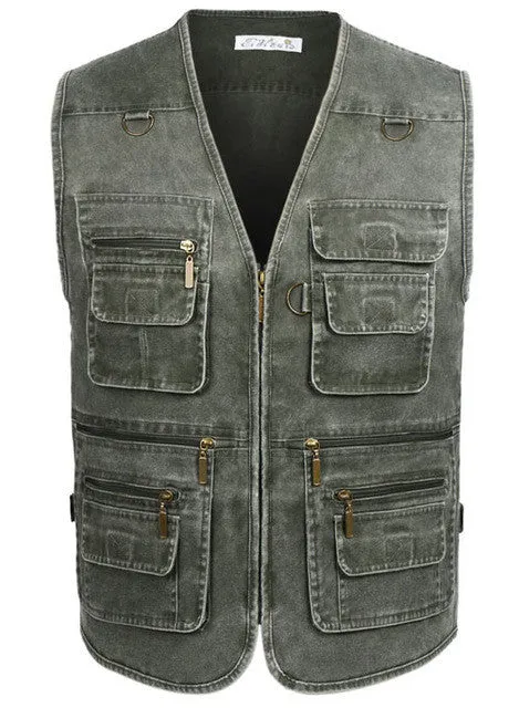 Denim Vest Jean Sleeveless Jacket