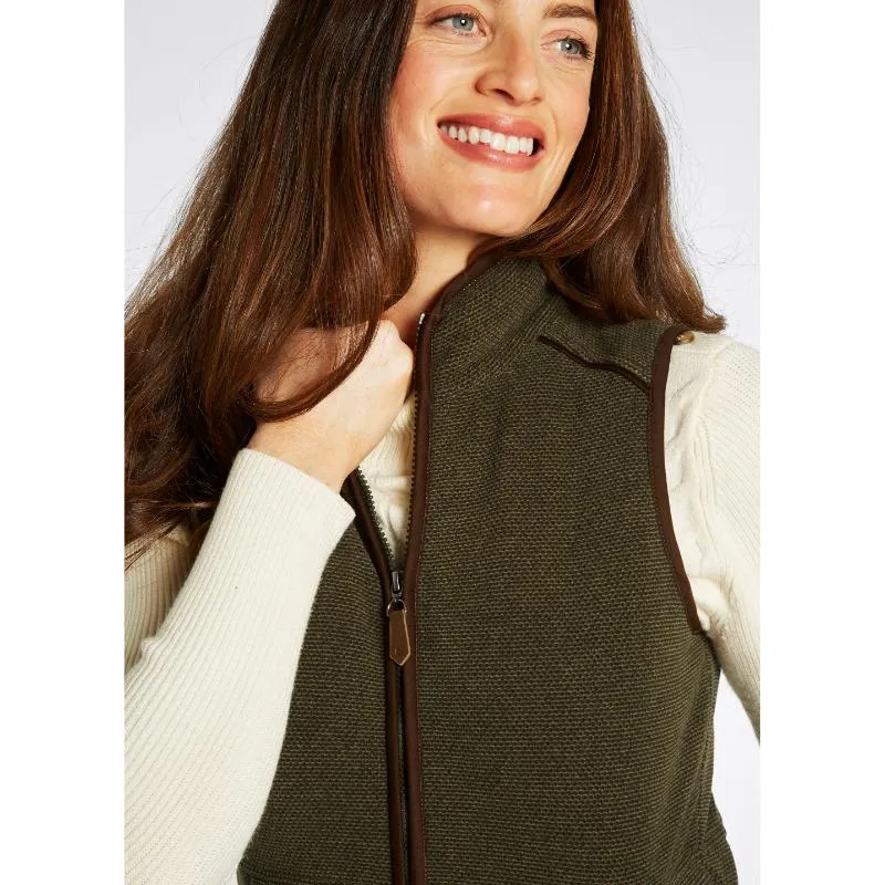 Dubarry Carbury Ladies Fleece Gilet - Olive