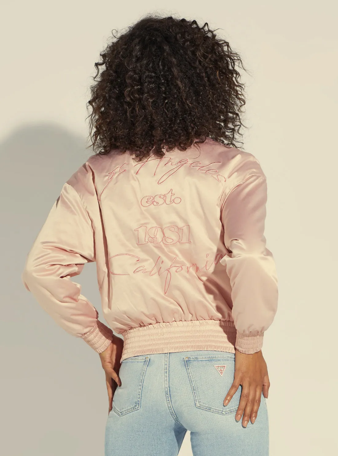 Eco Pink Alexia Bomber Jacket