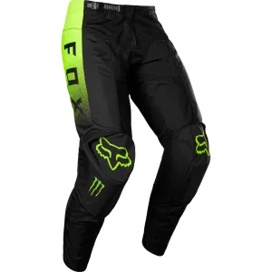 Fox Racing  Mens 180 Monster Pants Heat Resistant TruMotion Stretch MotoX Black