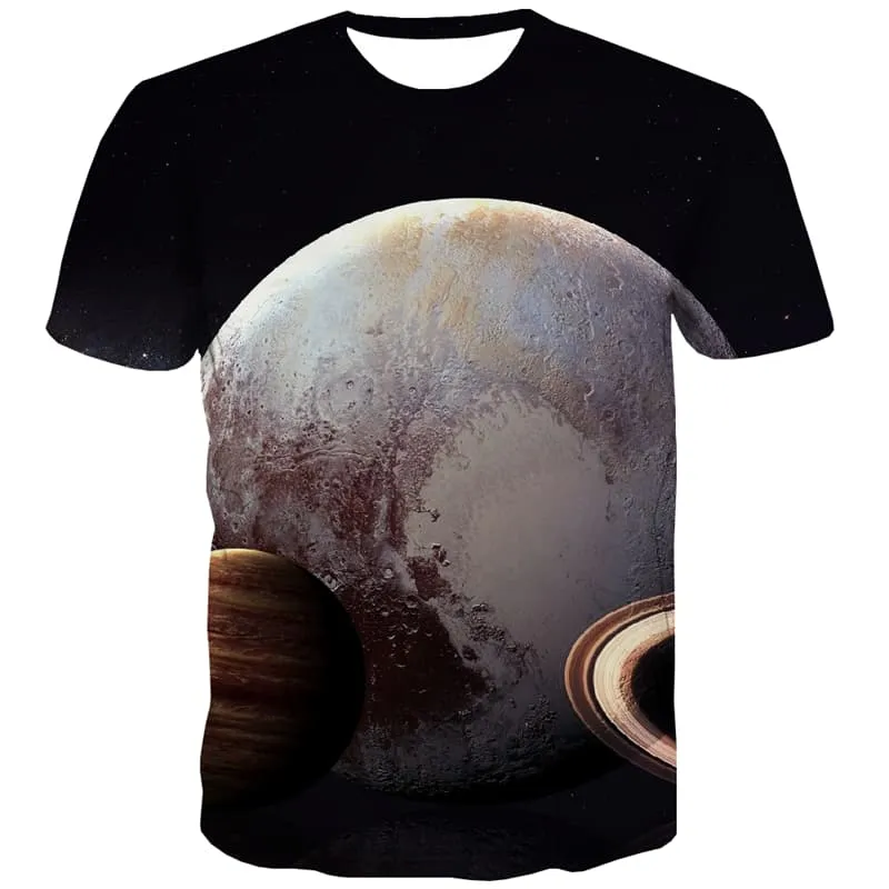 Galaxy T-shirt Men Space T-shirts 3d Universe Tshirt Anime Nebula T-shirts Graphic