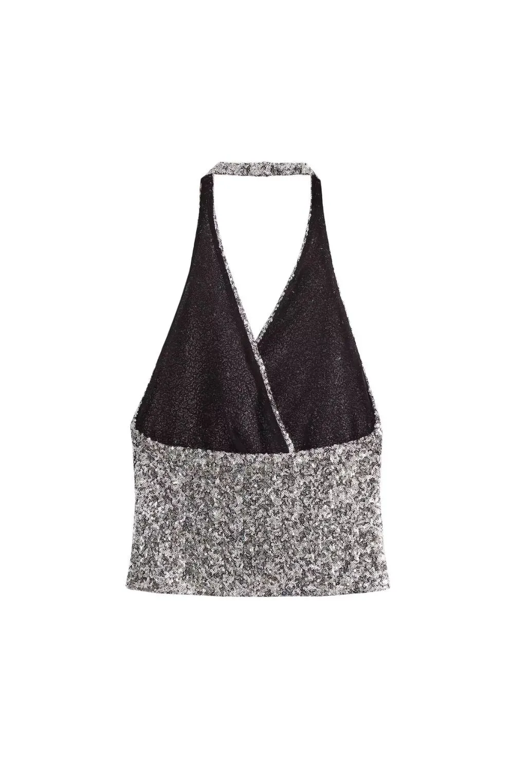 'Juan ' Beaded Halter Back Sleeveless Top