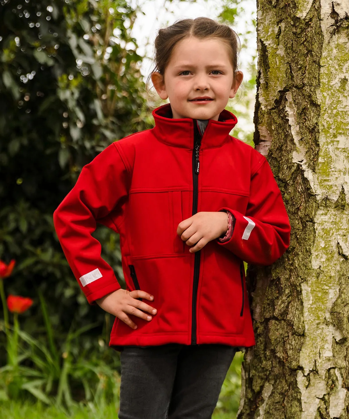 Junior classic softshell 3-layer jacket | Navy