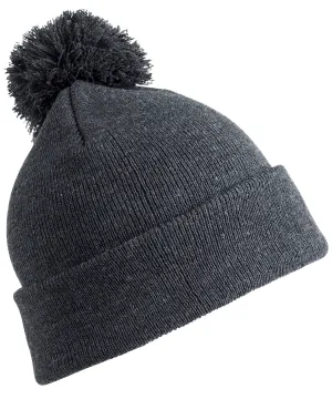 Junior pom pom beanie | Grey