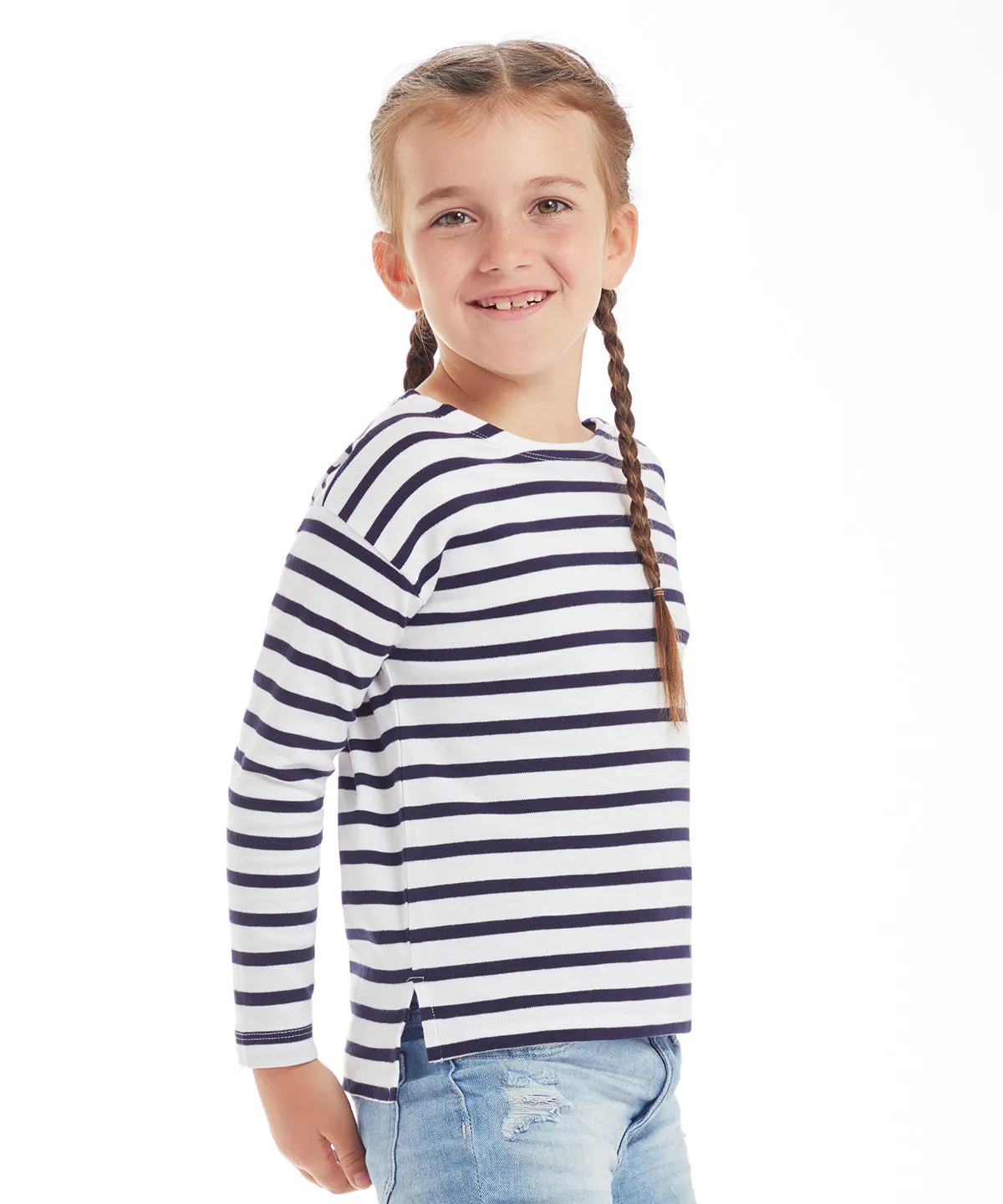 Kids breton T | White/Navy