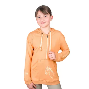 Kids' Horses Keep Me Stable Hoodie - Muted Safron