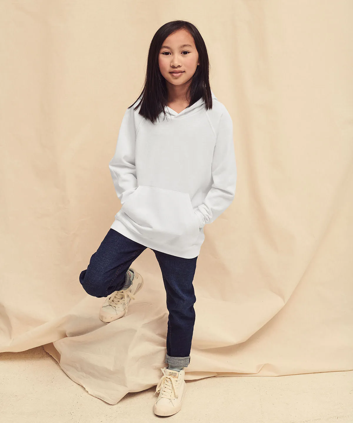 Kids lightweight hooded sweatshirt | Deep Navy