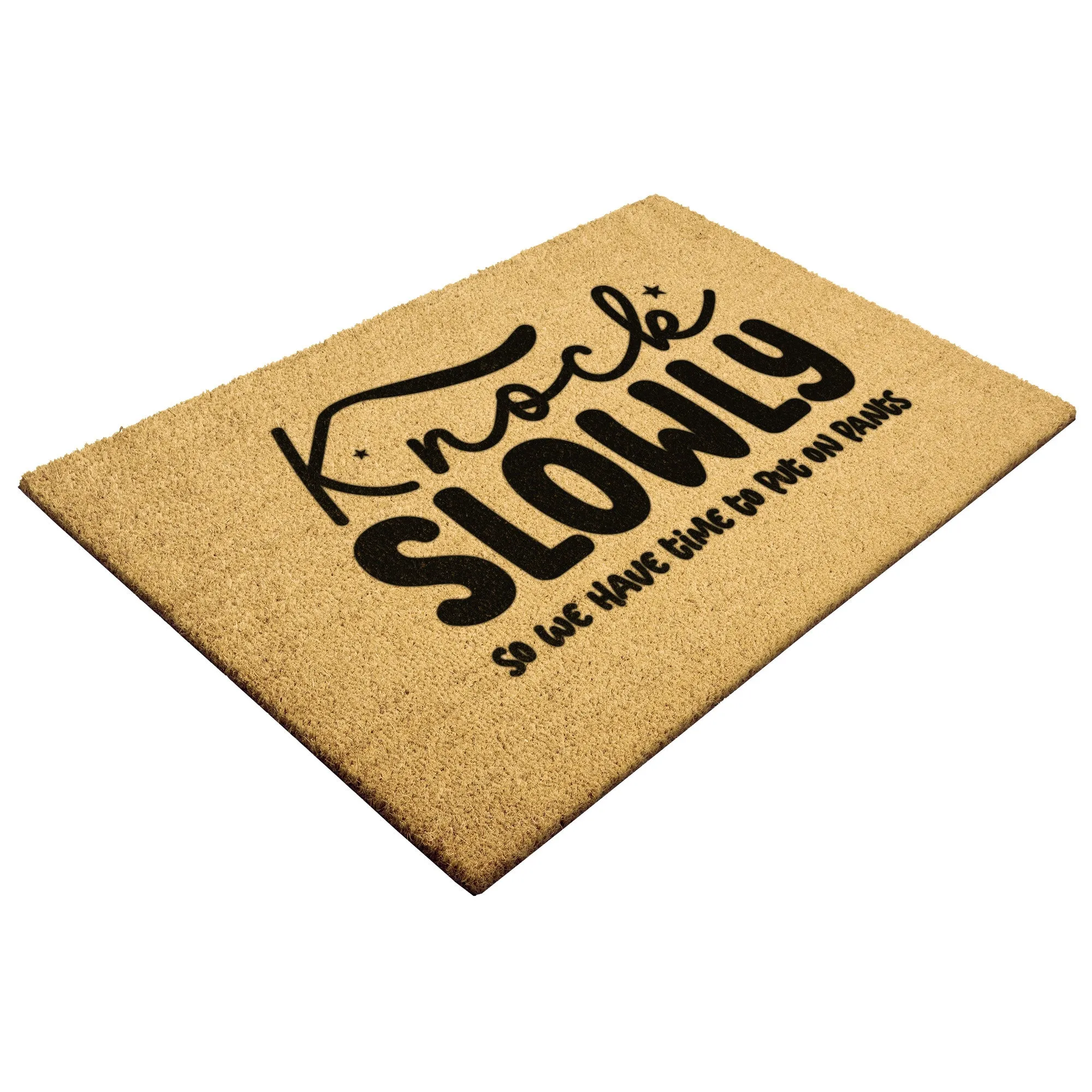 Knock Slowly Door Mat