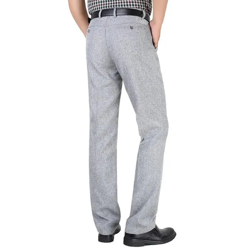 Linen Casual Pants For Men Big Size