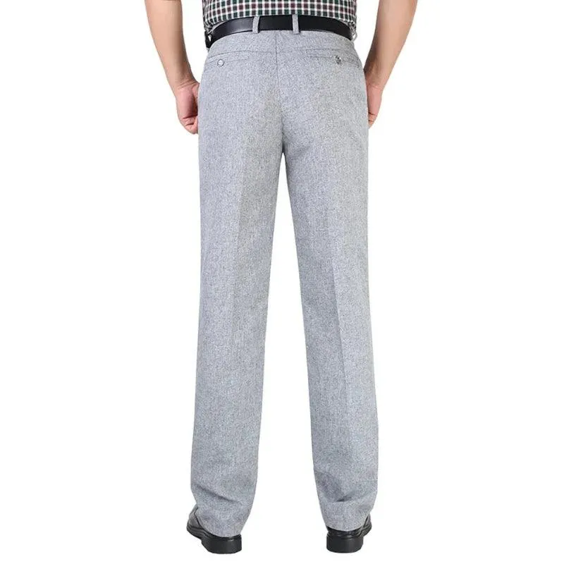 Linen Casual Pants For Men Big Size