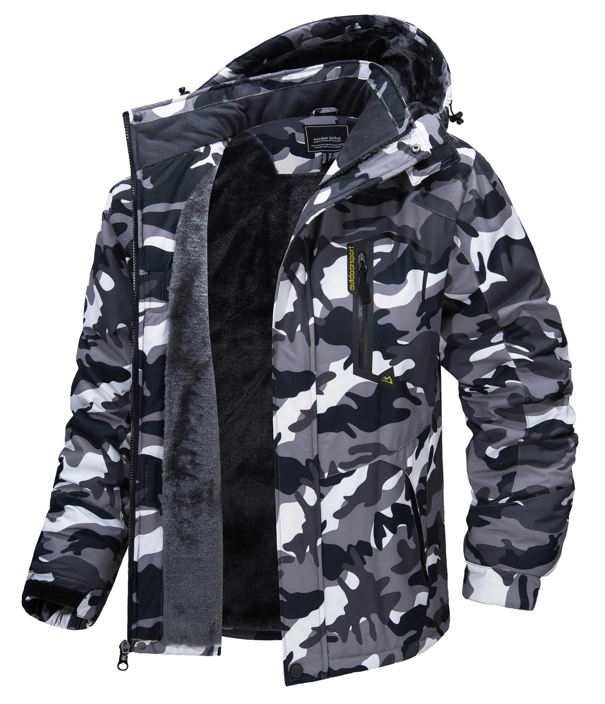 Men's Winter Jacket Snowboard Parka Outwear | TJ153D