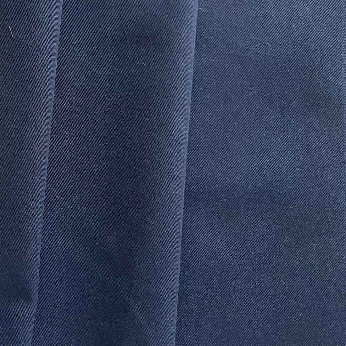 Mid-Weight Nautical Navy Cotton Gabardine Twill (Made in Japan)