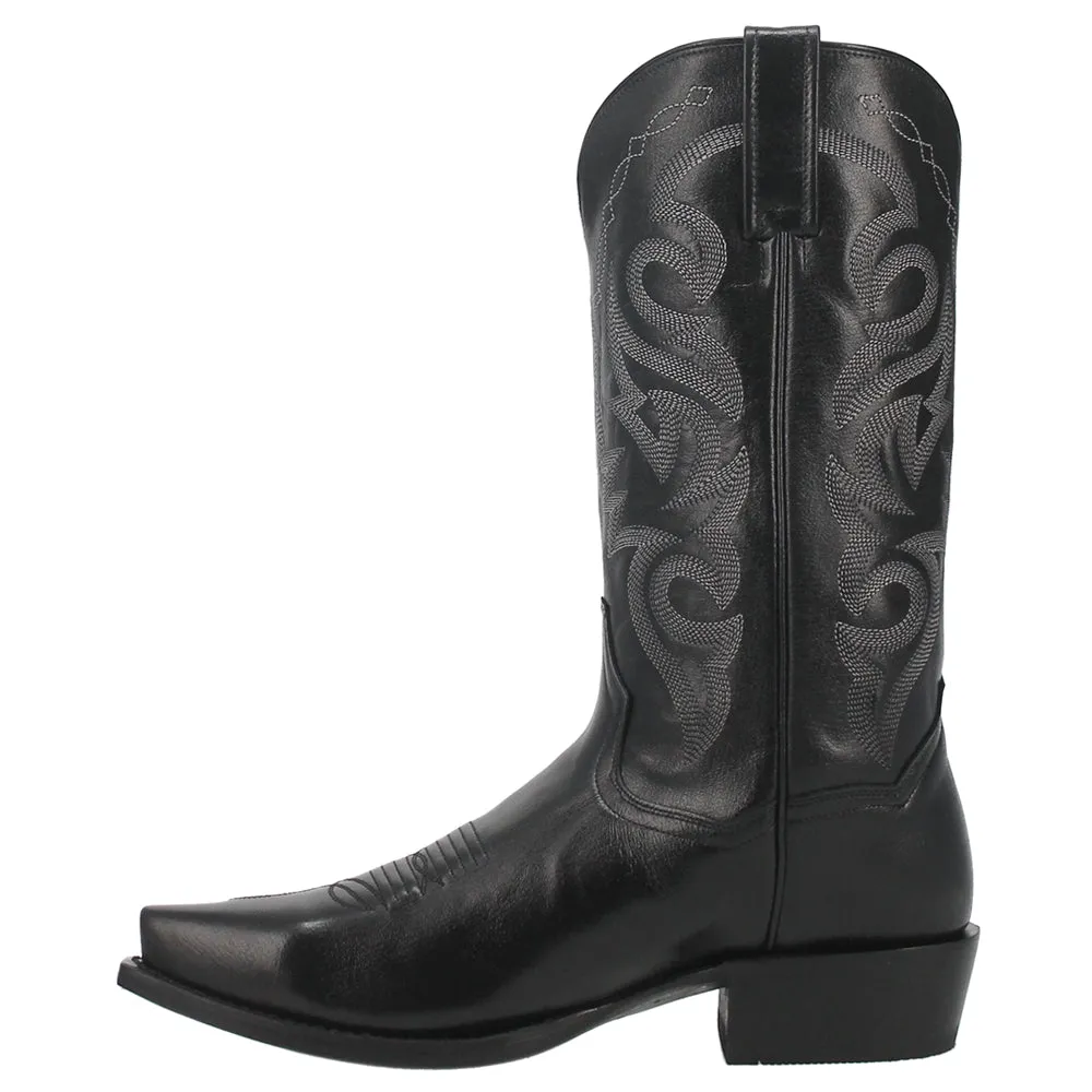 Milwaukee Embroidered Snip Toe Cowboy Boots