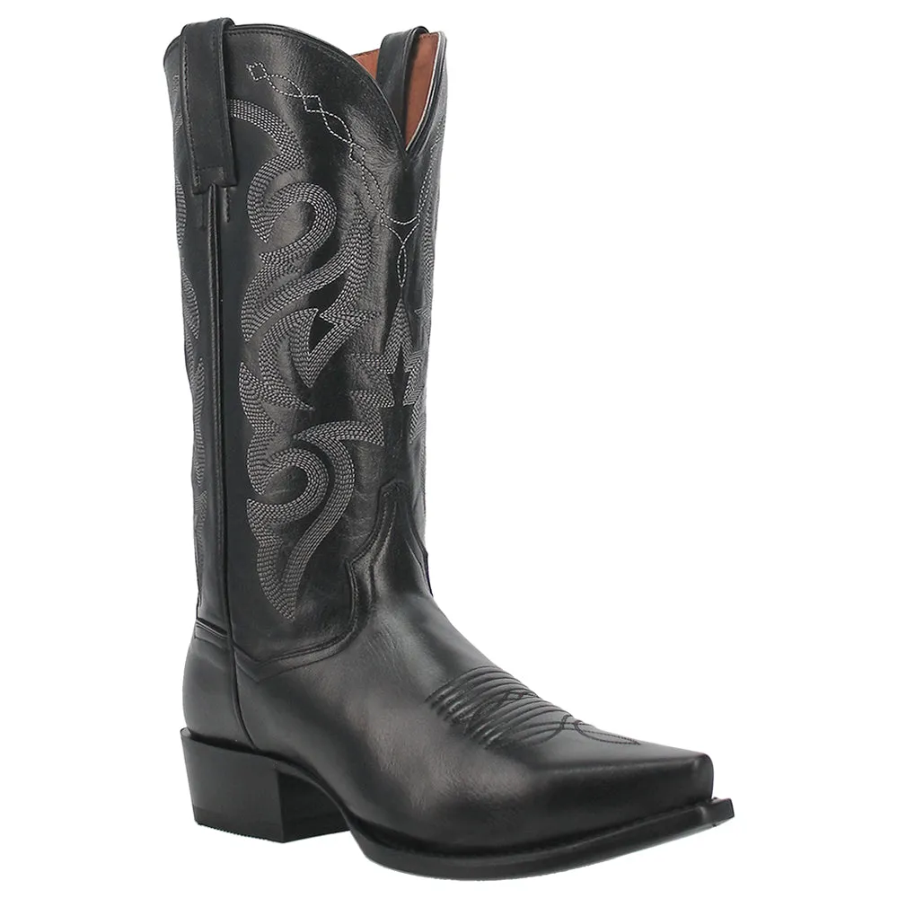 Milwaukee Embroidered Snip Toe Cowboy Boots