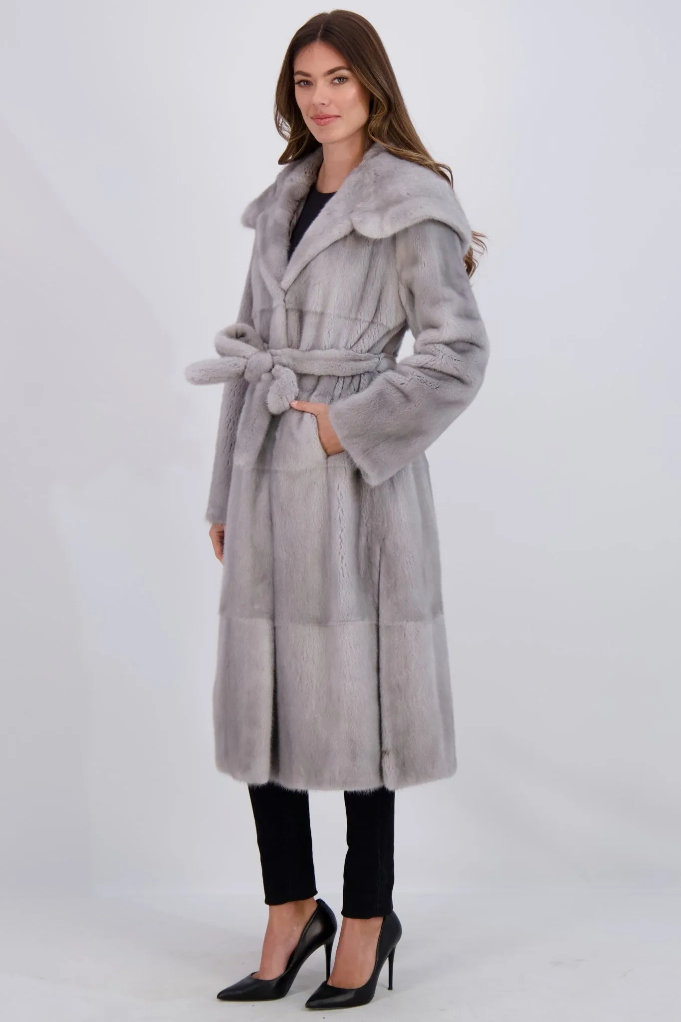 MINK PARKA, MINK BELT