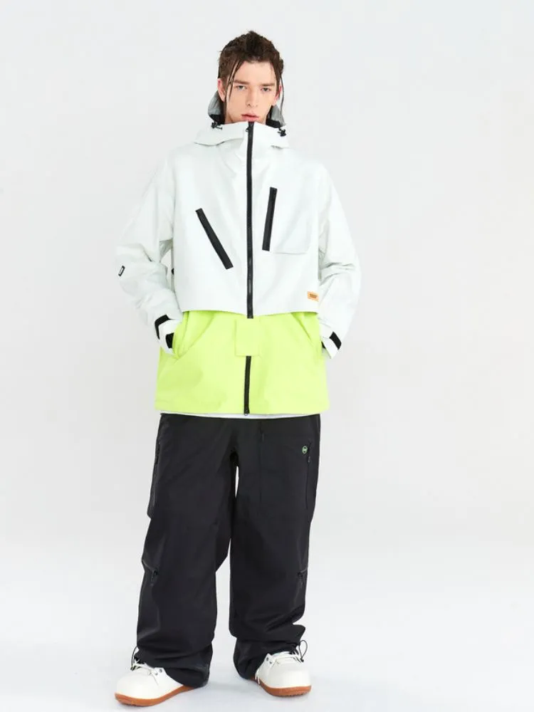 NANDN X DOLL Chic Colorblock Snow Jacket - Men's