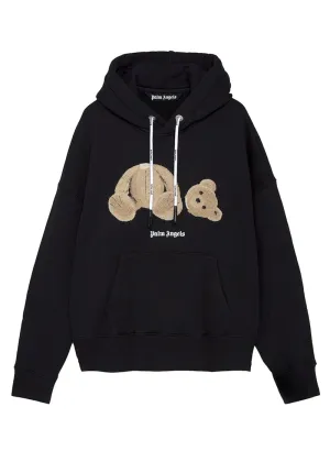 Palm Angels Bear Hoodie Black Multi