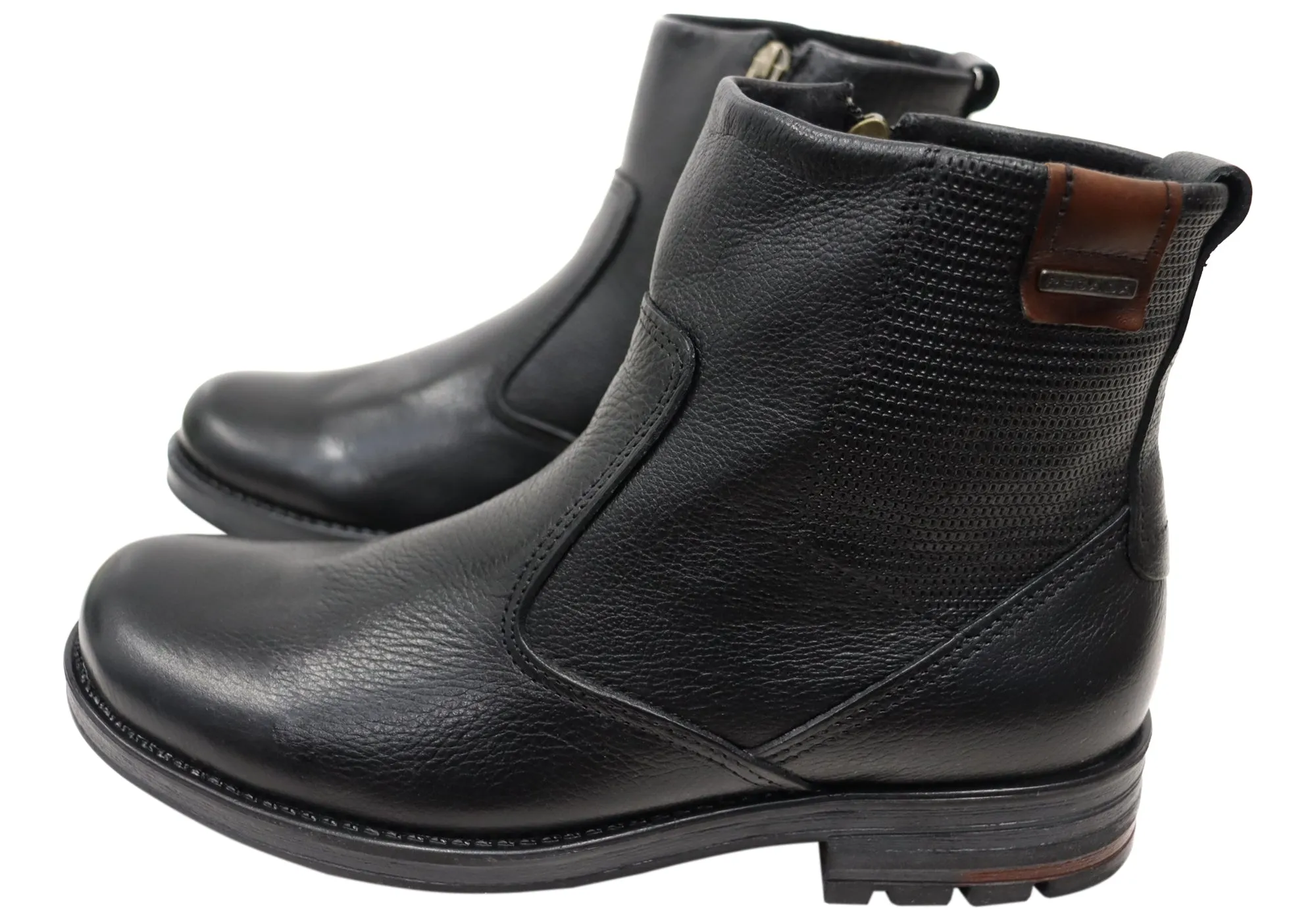 Pegada Banjjo Mens Comfortable Leather Boots Made In Brazil