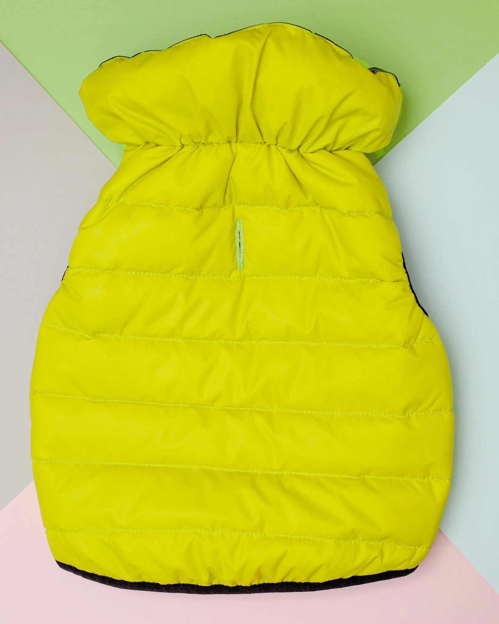 Reversible AiryVest in Hunter Plaid   Neon Yellow (DOG & CO. Exclusive)