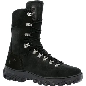 Rocky Mens Code Red Wildlands 77 Black Leather Firefighter Boots