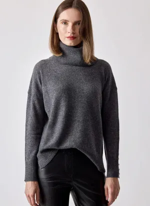 Sadie Pearl Cuff Turtleneck