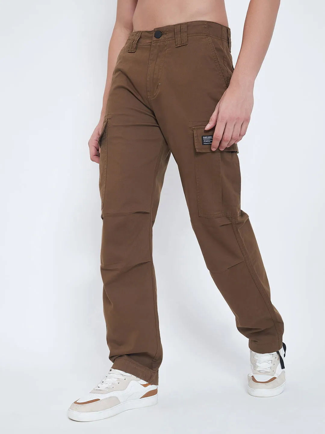 SAINTJONES-BROWN BAGGY CARGO