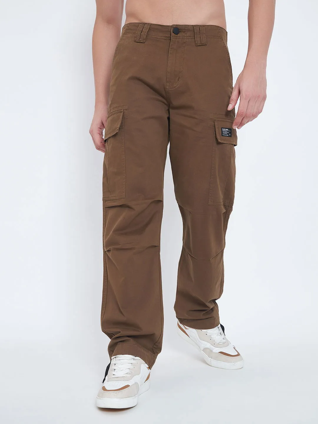 SAINTJONES-BROWN BAGGY CARGO