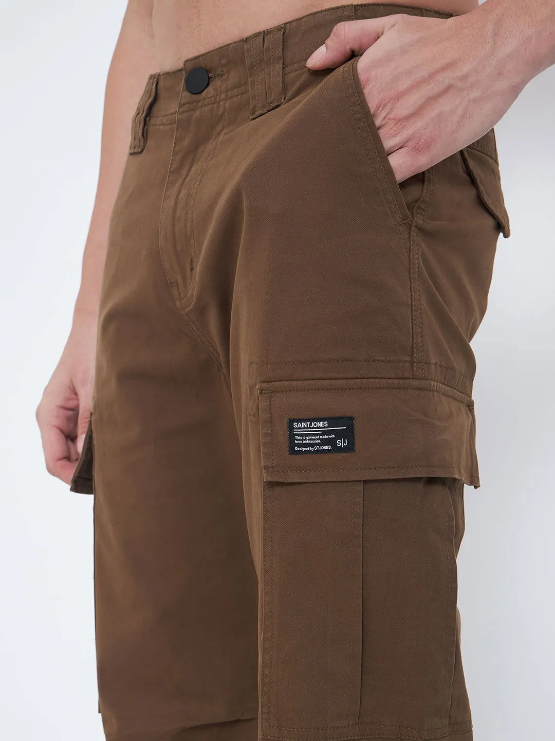 SAINTJONES-BROWN BAGGY CARGO