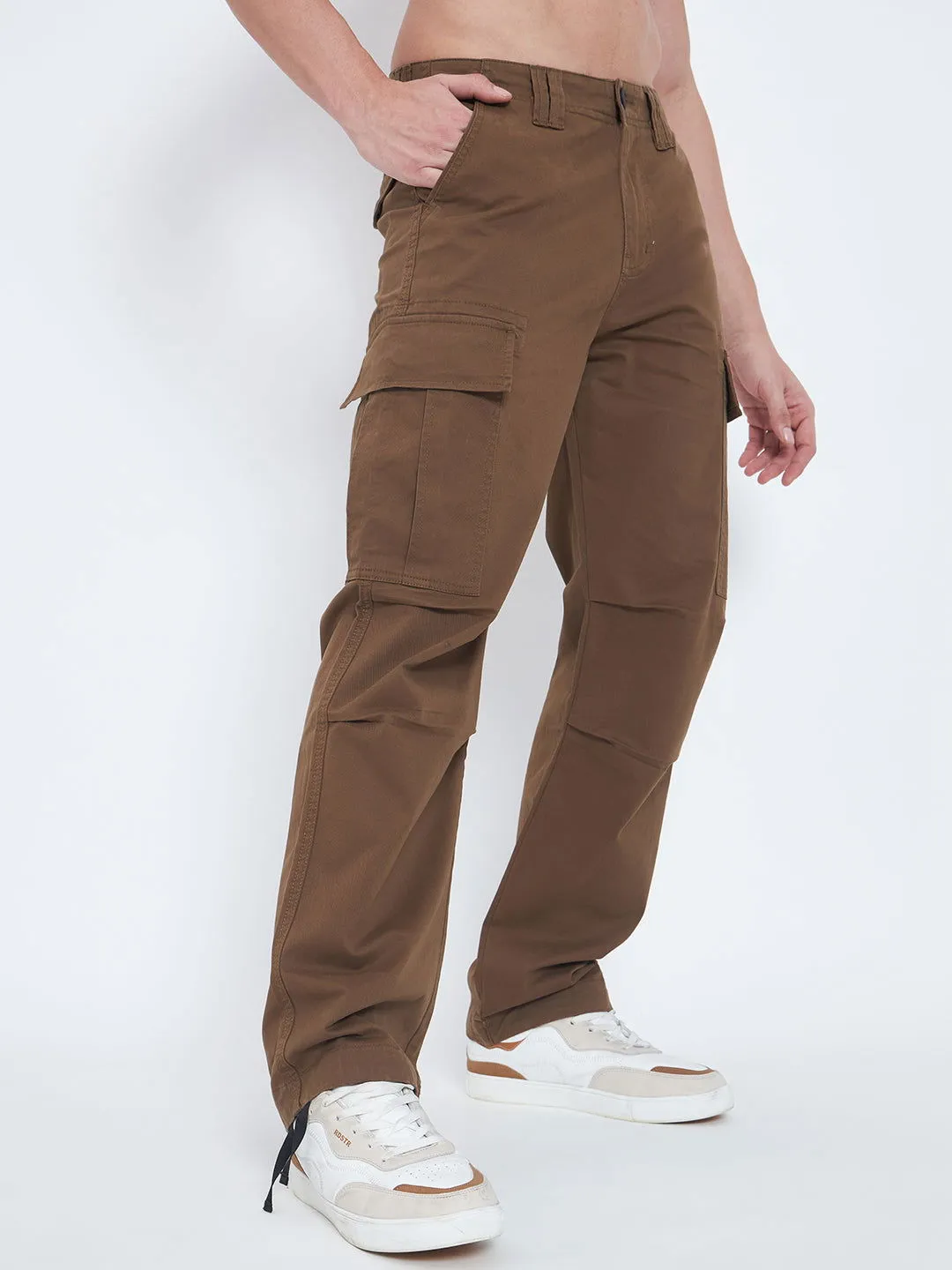 SAINTJONES-BROWN BAGGY CARGO